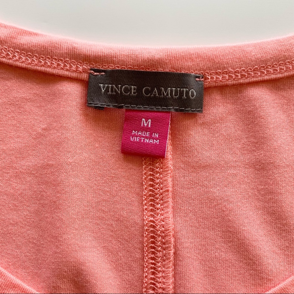 🌸New🌸 Vince Camuto Cold Shoulder Tie Front Top Sz Medium NWT - Picture 4 of 10